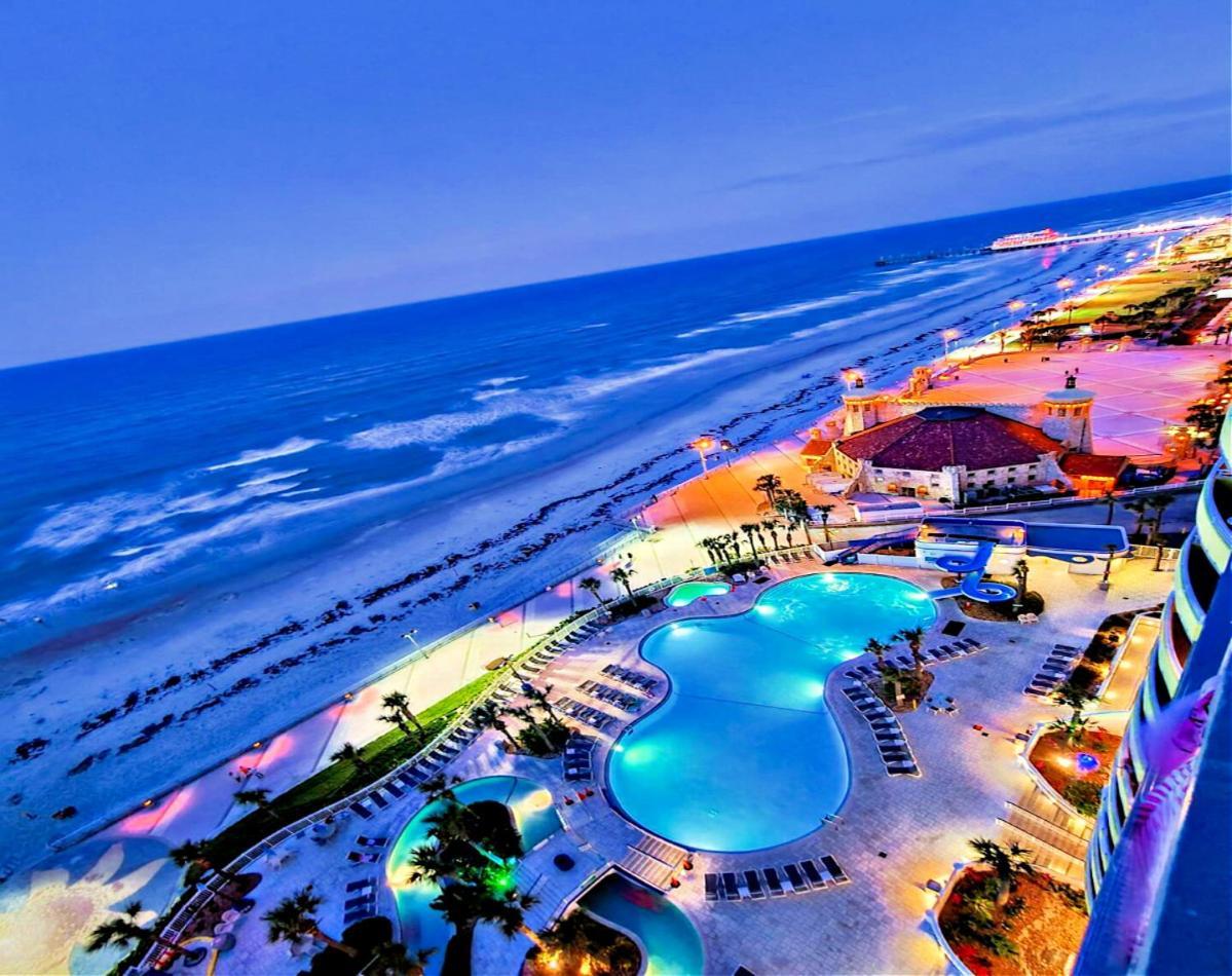 2 Bedroom Resort Condo Direct Oceanfront Wyndham Ocean Walk - Daytona Funland 2226 Daytona Beach Exterior foto