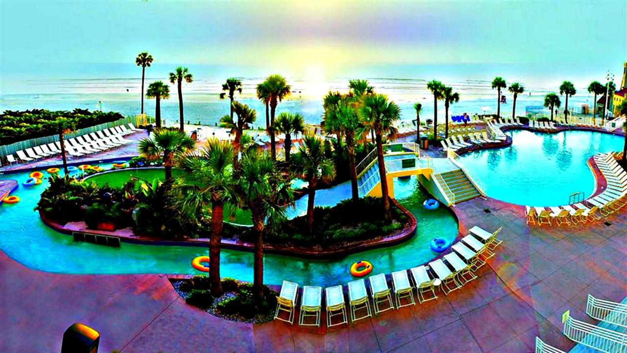 2 Bedroom Resort Condo Direct Oceanfront Wyndham Ocean Walk - Daytona Funland 2226 Daytona Beach Exterior foto